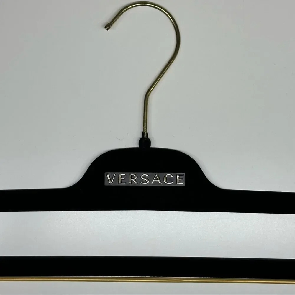Versace | Velvet Pant Hanger | Black | Approx. 15 inch